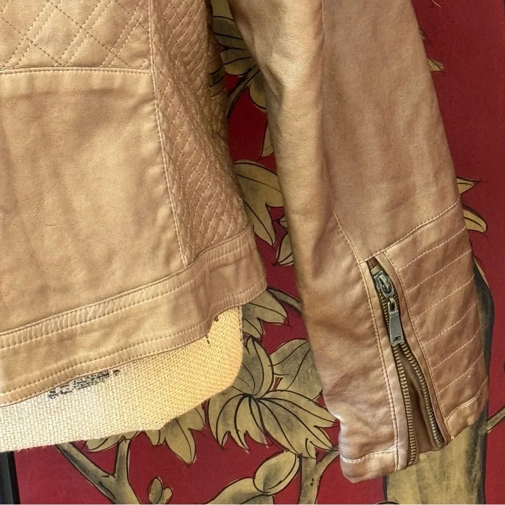 Women’s “J2” Faux Leather Jacket | #P8 - Picture 7 of 15